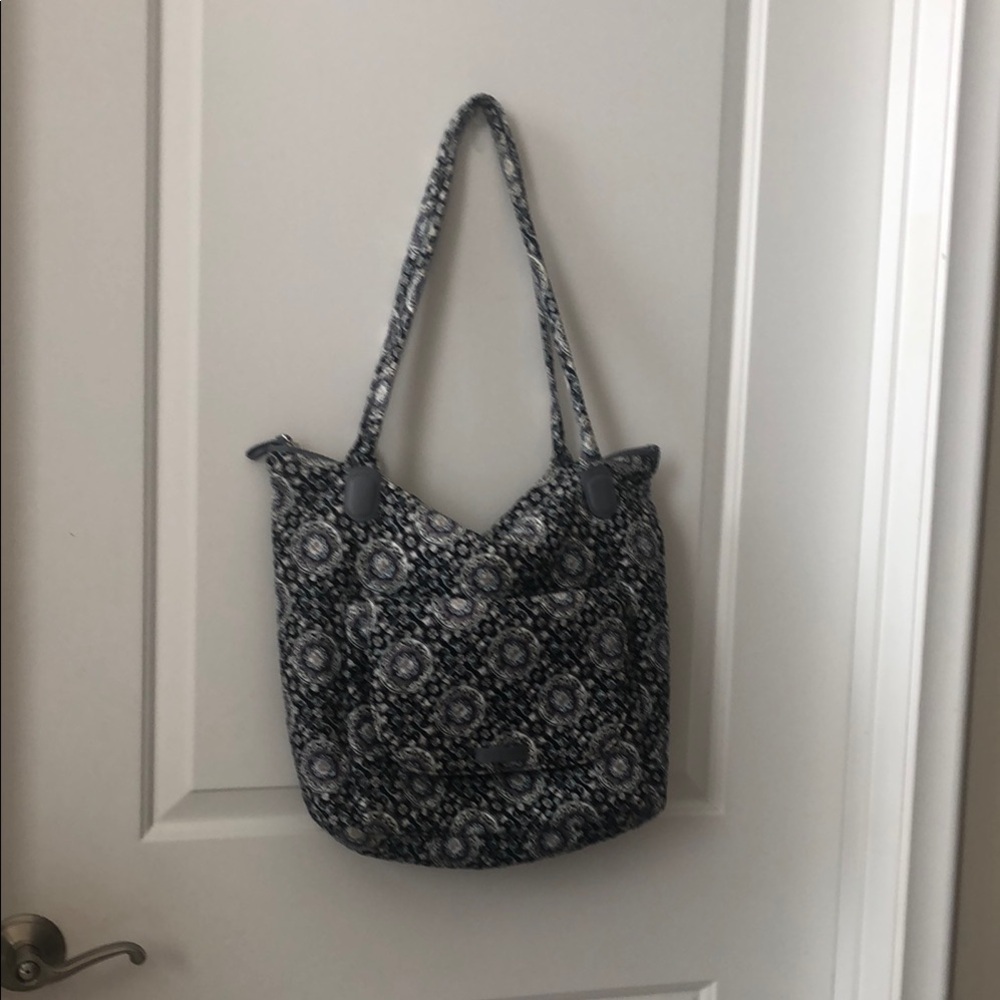 Vera Bradley Charcoal Medallion Shoulder Bag